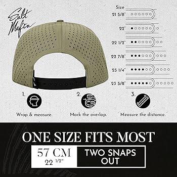 Salt Mafia 7-Panel Flat Brim Water-Resistant Performance